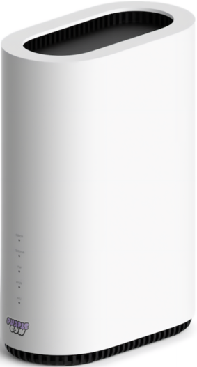 The Purple Cow Wi-Fi 6 router