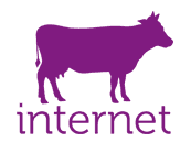 Purple cow logo